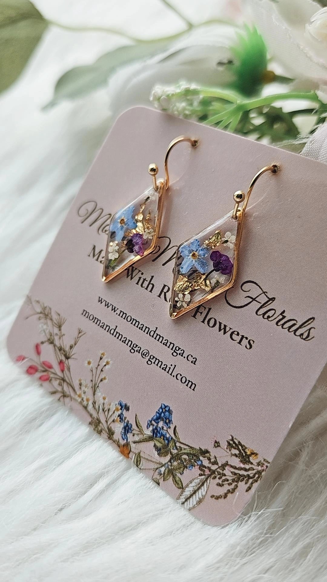 Diamond Forget-me-not- Hook