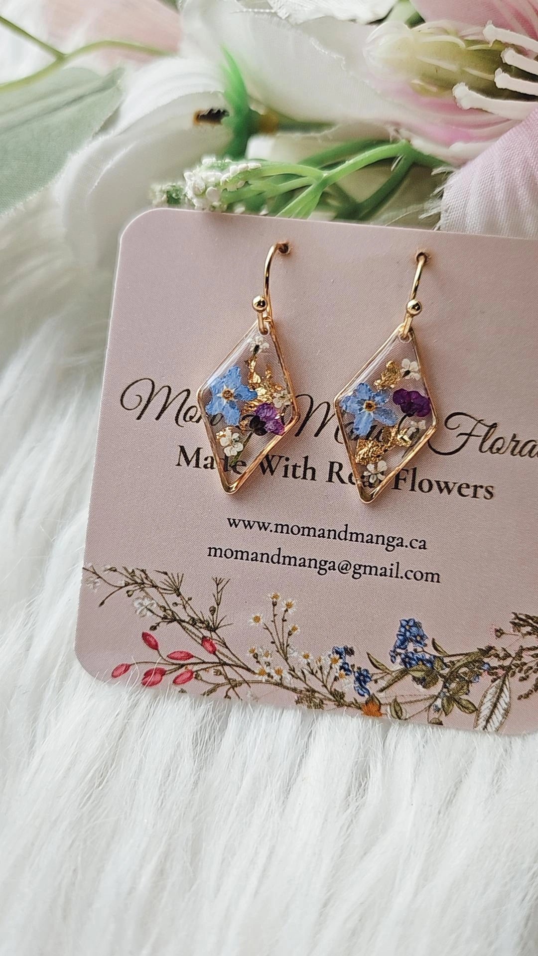 Diamond Forget-me-not- Hook