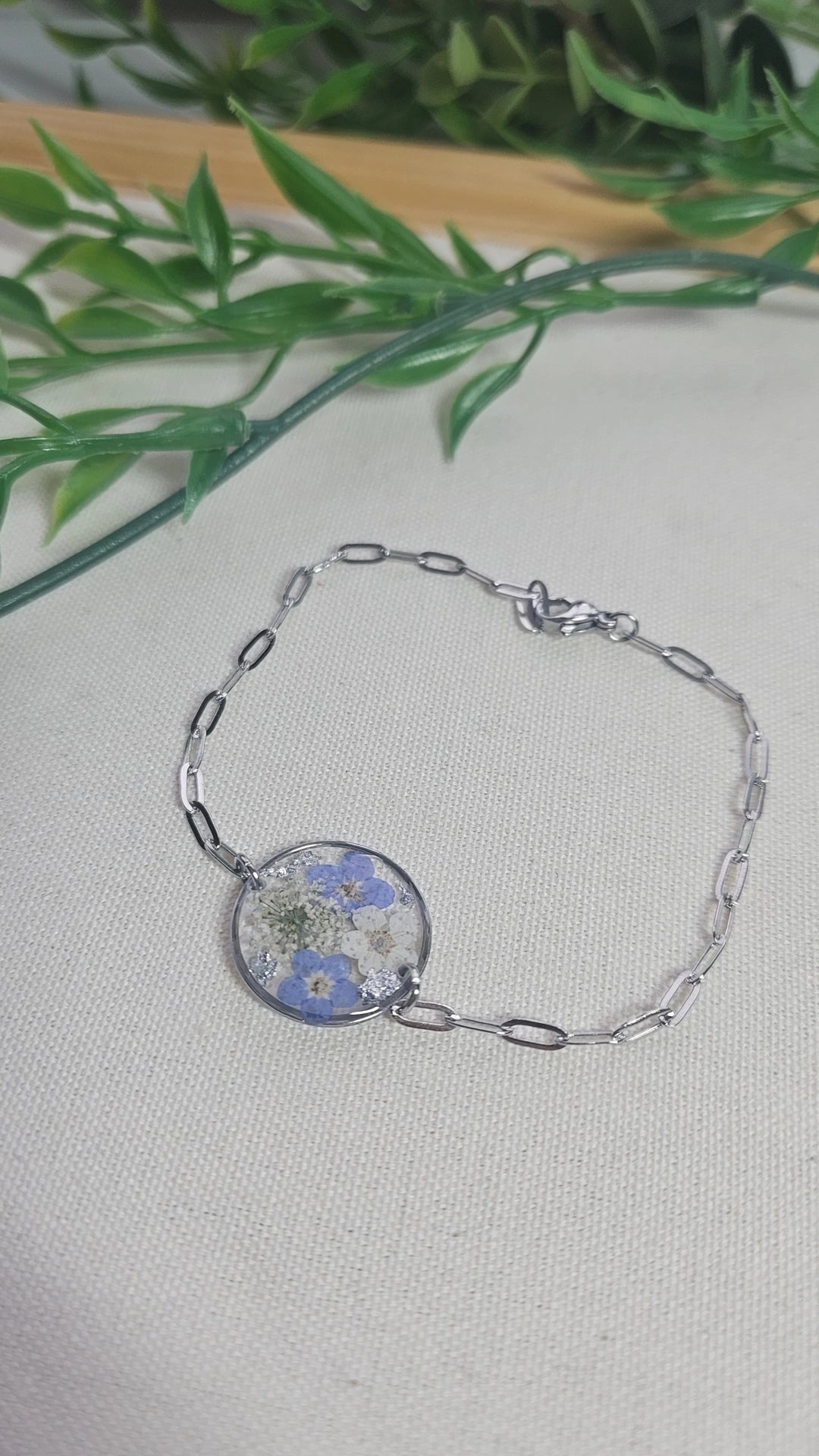 Silver Bouquet Bracelet