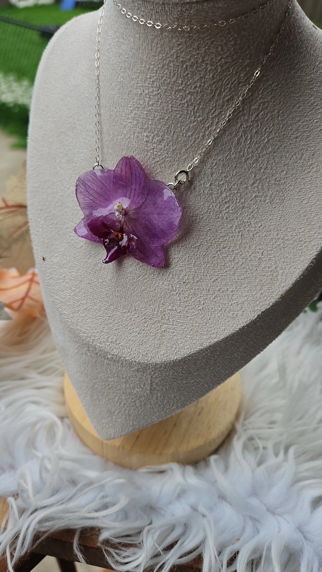 Sterling Silver Orchid