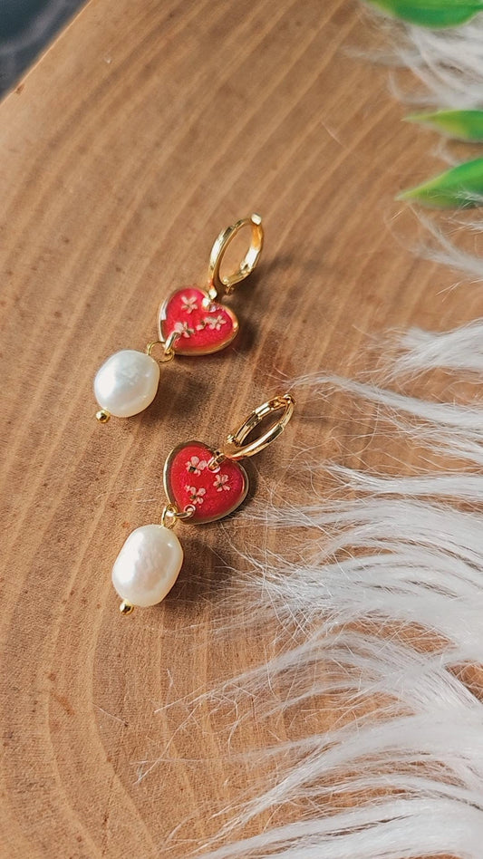 Hearts & Large Pearls