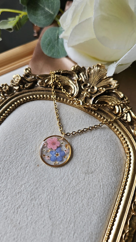 Gold Round Necklace