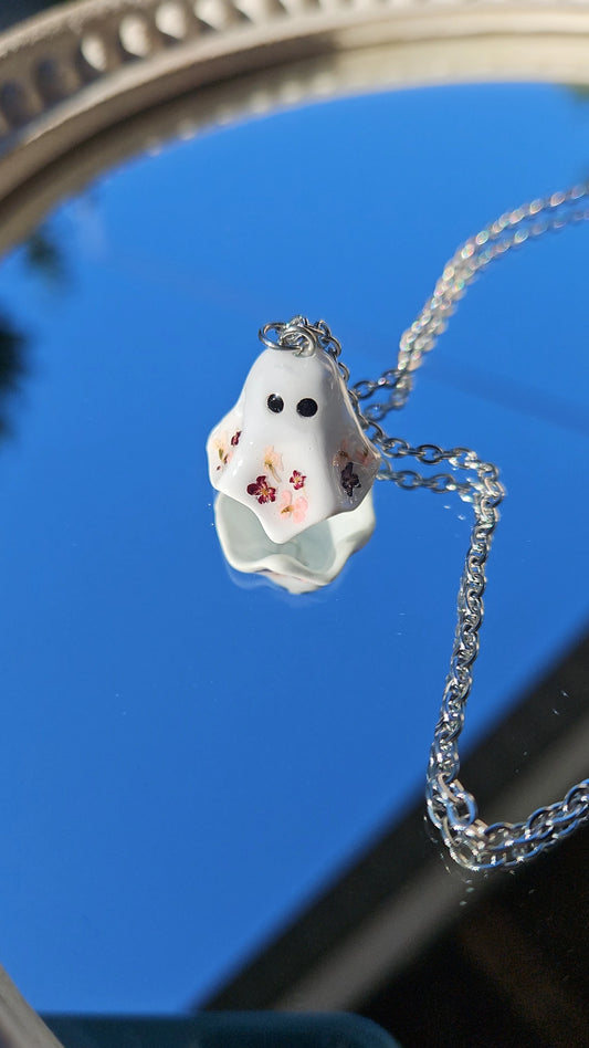 Floral Ghost- Silver