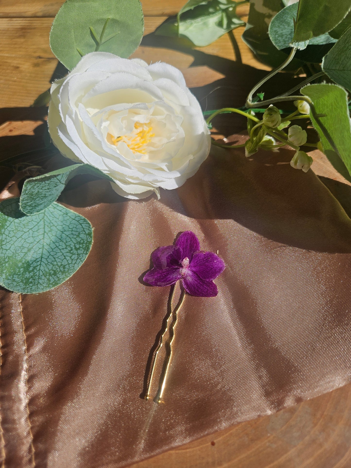 Hair Pin- Orchid