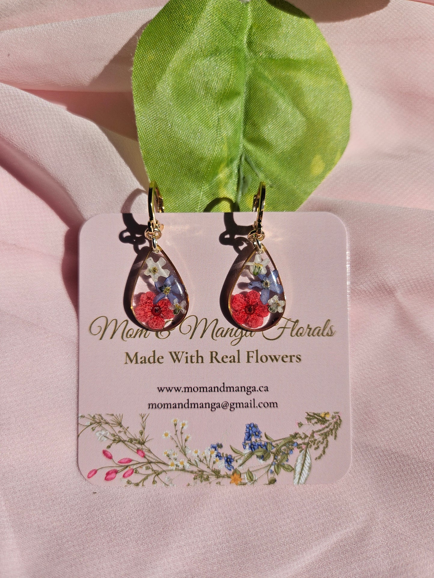 Coral Teardrops