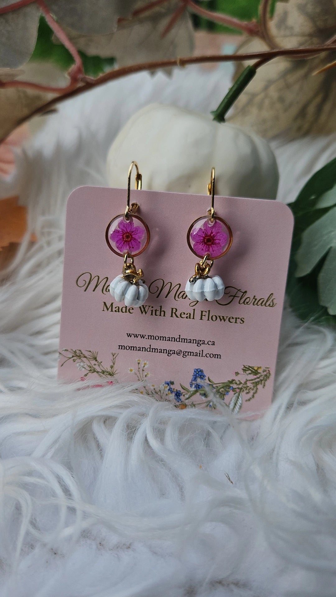 Pumpkins- White & Gold