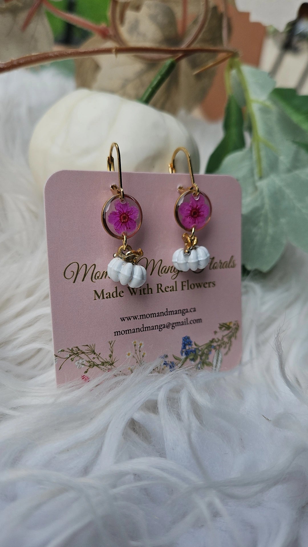 Pumpkins- White & Gold