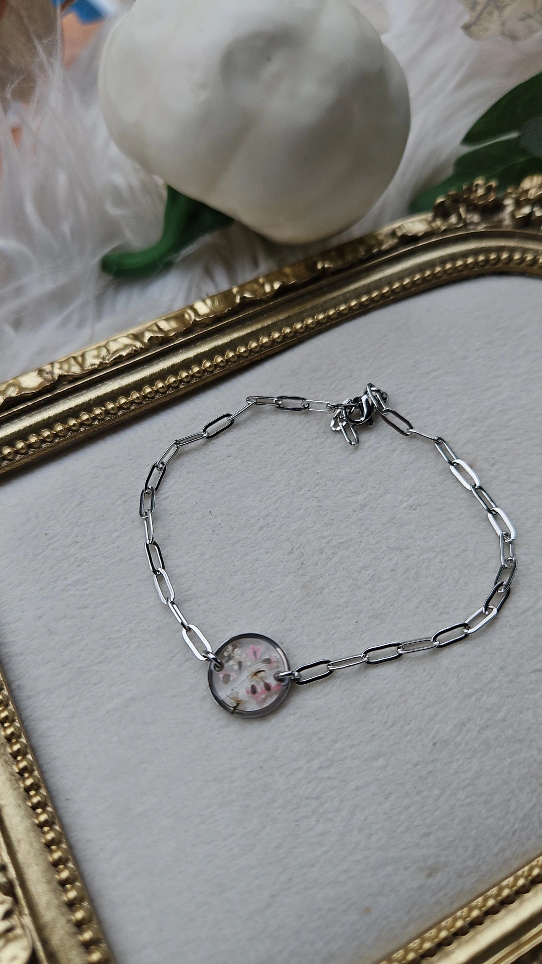 Queen Anne's Bracelet- Stainless Steel