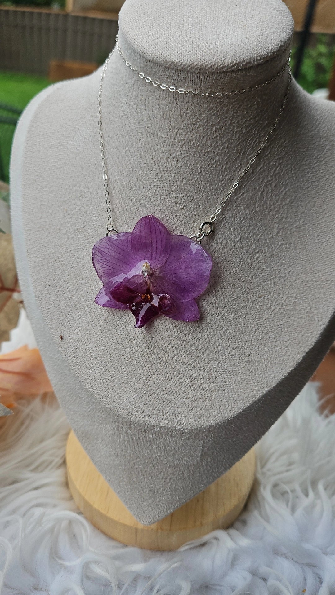 Sterling Silver Orchid