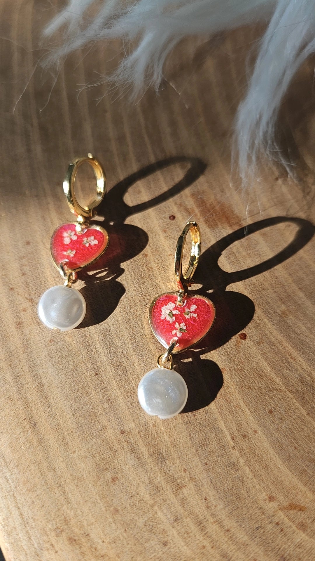 Heart & Small Pearls